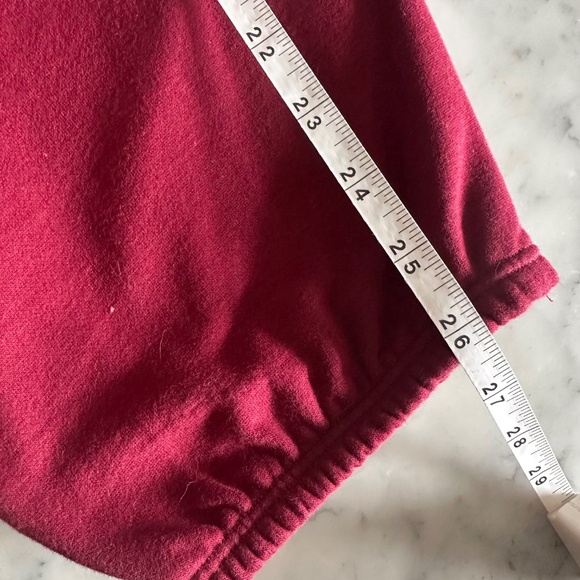 NWT Beyond Yoga LuxeFleece Sweatpants Merlot Red Ultra Soft Lounge Joggers XL - Picture 13 of 13